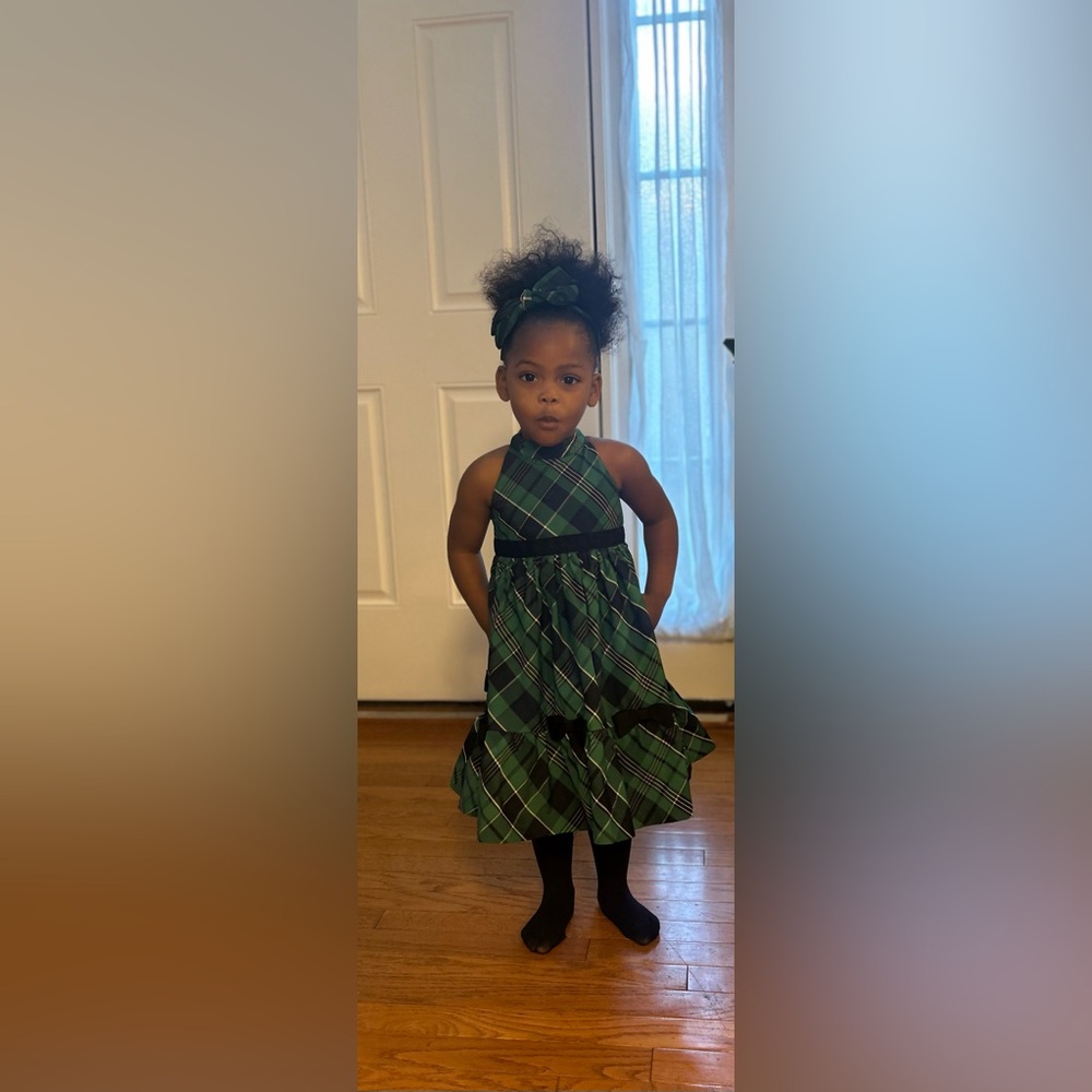 Janie and Jack toddler tartan dress